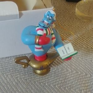Grolier vintage Aladdin's Genie Christmas Ornament.